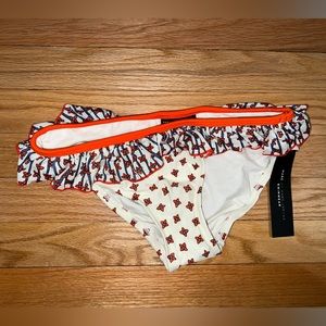 Marc Jacobs Bikini bottoms with ruffle detail. NWT never worn! Size small
